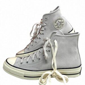 Converse Chuck 70 High Top Suede Shoes Women's Size A01459C Casual Putty Pale